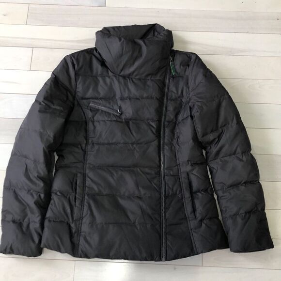 Marc NY Women's Down Quilted Asymmetrical Zip Winter Puffer Jacket Size M - Picture 1 of 7
